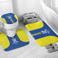 Custom Football African Tanzania Bathroom Set Taifa Stars Go Champion