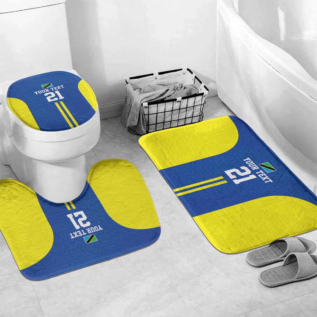 Custom Football African Tanzania Bathroom Set Taifa Stars Go Champion