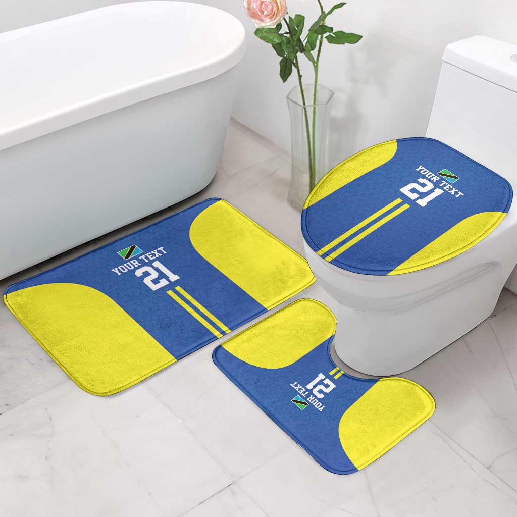 Custom Football African Tanzania Bathroom Set Taifa Stars Go Champion