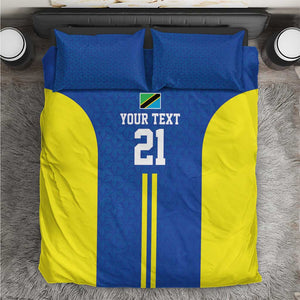 Custom Football African Tanzania Bedding Set Taifa Stars Go Champion - African Pride