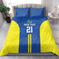 Custom Football African Tanzania Bedding Set Taifa Stars Go Champion - African Pride