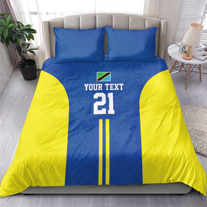 Custom Football African Tanzania Bedding Set Taifa Stars Go Champion - African Pride