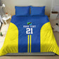 Custom Football African Tanzania Bedding Set Taifa Stars Go Champion - African Pride
