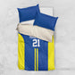 Custom Football African Tanzania Bedding Set Taifa Stars Go Champion - African Pride