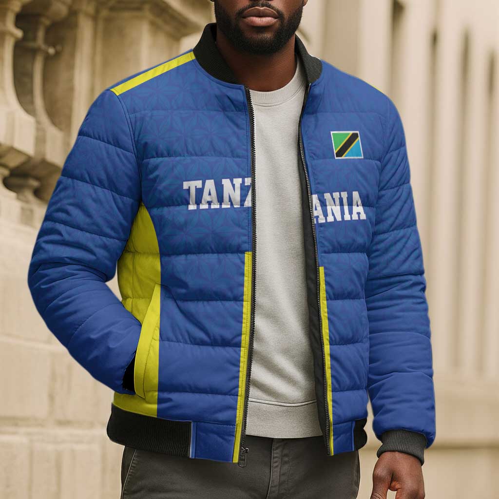 Custom Football African Tanzania Bomber Puffer Jacket Taifa Stars Go Champion