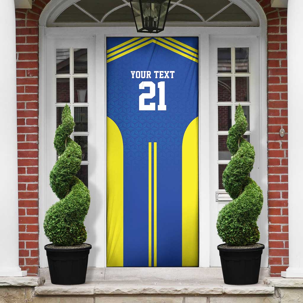 Custom Football African Tanzania Door Cover Taifa Stars Go Champion