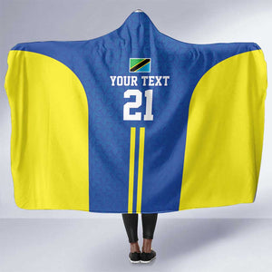Custom Football African Tanzania Hooded Blanket Taifa Stars Go Champion - African Pride
