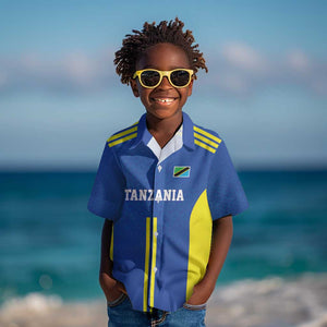 Custom Football African Tanzania Kid Hawaiian Shirt Taifa Stars Go Champion - African Pride