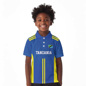 Custom Football African Tanzania Kid Polo Shirt Taifa Stars Go Champion - African Pride