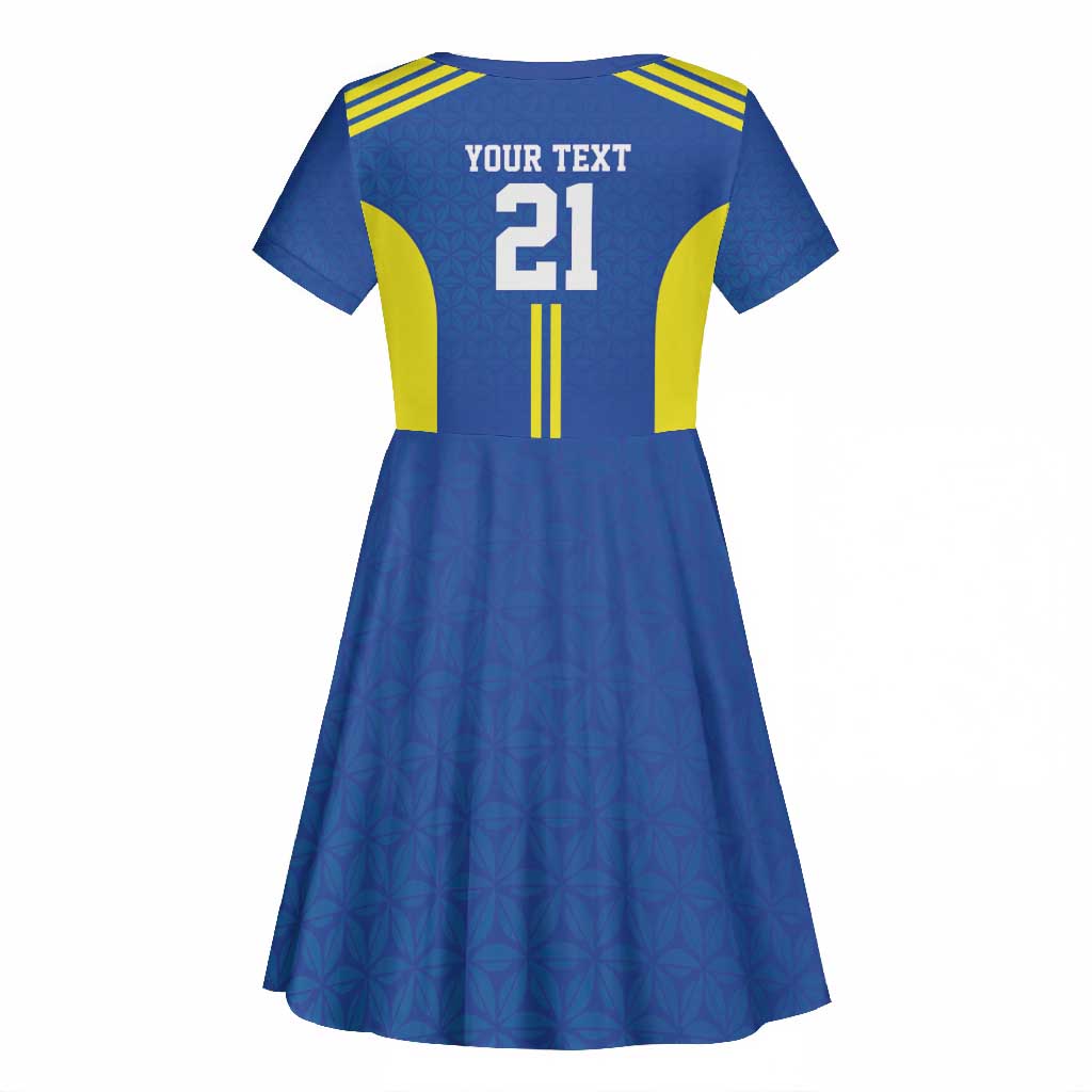 Custom Football African Tanzania Kid Short Sleeve Dress Taifa Stars Go Champion - African Pride