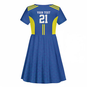 Custom Football African Tanzania Kid Short Sleeve Dress Taifa Stars Go Champion - African Pride