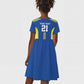 Custom Football African Tanzania Kid Short Sleeve Dress Taifa Stars Go Champion - African Pride