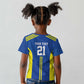 Custom Football African Tanzania Kid T shirt Taifa Stars Go Champion - African Pride