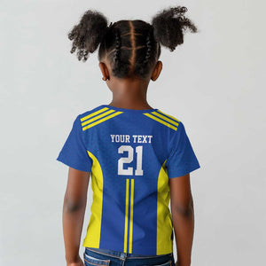 Custom Football African Tanzania Kid T shirt Taifa Stars Go Champion - African Pride