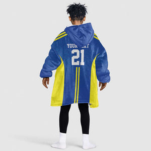 Custom Football African Tanzania Kid Wearable Blanket Hoodie Taifa Stars Go Champion - African Pride