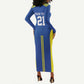 Custom Football African Tanzania Long Sleeve Bodycon Dress Taifa Stars Go Champion - African Pride