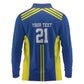 Custom Football African Tanzania Long Sleeve Polo Shirt Taifa Stars Go Champion - African Pride