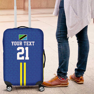 Custom Football African Tanzania Luggage Cover Taifa Stars Go Champion - African Pride