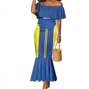 Custom Football African Tanzania Mermaid Dress Taifa Stars Go Champion - African Pride