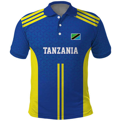 Custom Football African Tanzania Polo Shirt Taifa Stars Go Champion - African Pride