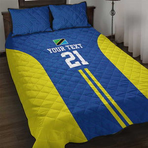 Custom Football African Tanzania Quilt Bed Set Taifa Stars Go Champion - African Pride