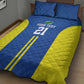 Custom Football African Tanzania Quilt Bed Set Taifa Stars Go Champion - African Pride