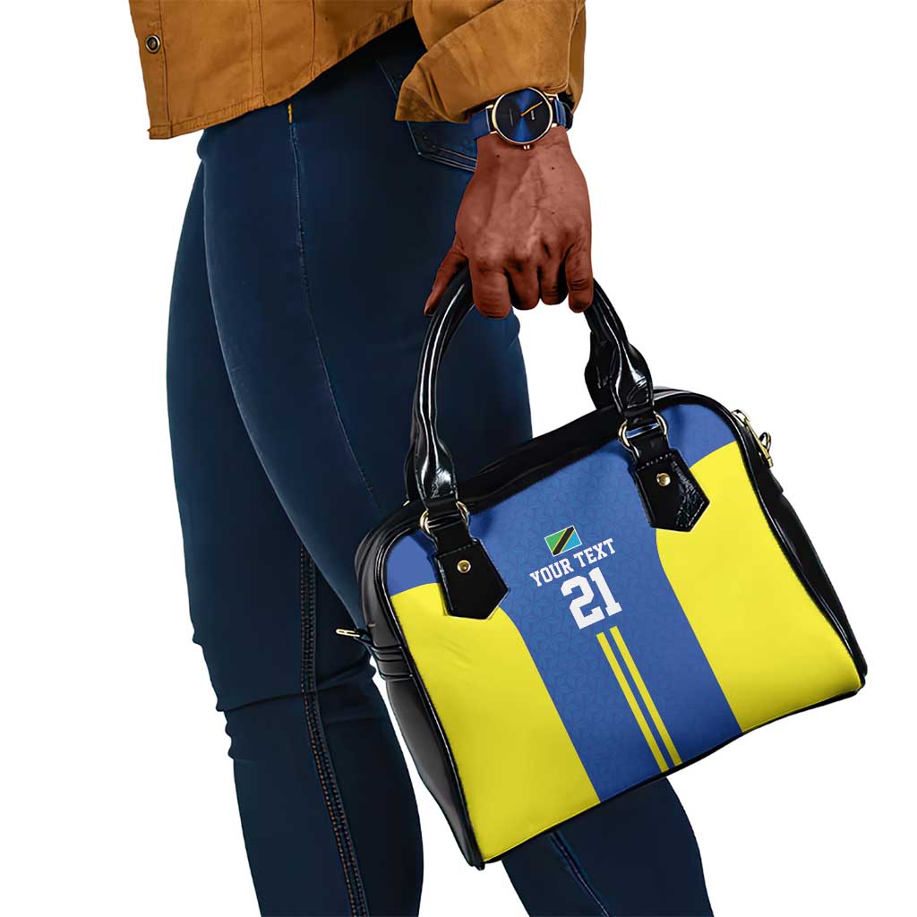 Custom Football African Tanzania Shoulder Handbag Taifa Stars Go Champion - African Pride