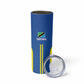 Custom Football African Tanzania Skinny Tumbler Taifa Stars Go Champion - African Pride