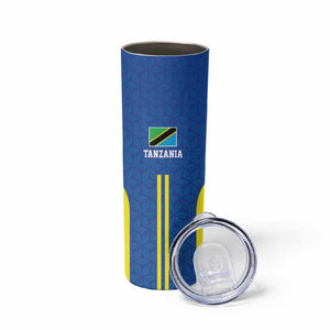 Custom Football African Tanzania Skinny Tumbler Taifa Stars Go Champion - African Pride