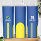 Custom Football African Tanzania Skinny Tumbler Taifa Stars Go Champion - African Pride