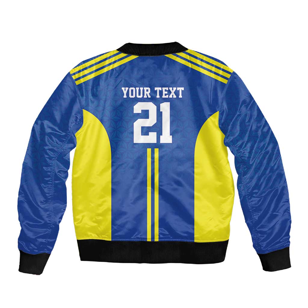 Custom Football African Tanzania Sleeve Zip Bomber Jacket Taifa Stars Go Champion - African Pride