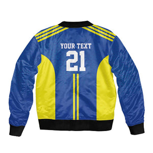 Custom Football African Tanzania Sleeve Zip Bomber Jacket Taifa Stars Go Champion - African Pride