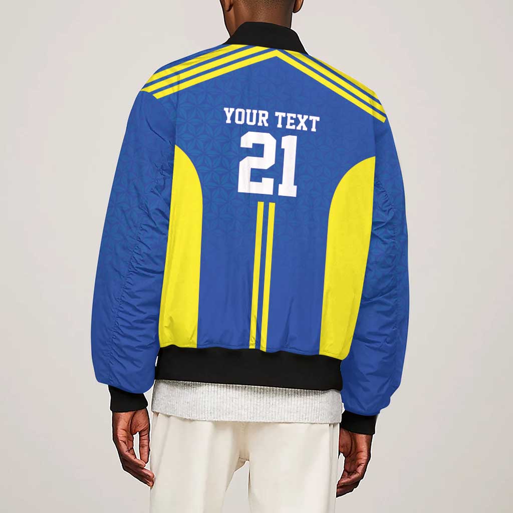 Custom Football African Tanzania Sleeve Zip Bomber Jacket Taifa Stars Go Champion - African Pride