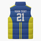 Custom Football African Tanzania Sleeveless Puffer Jacket Taifa Stars Go Champion