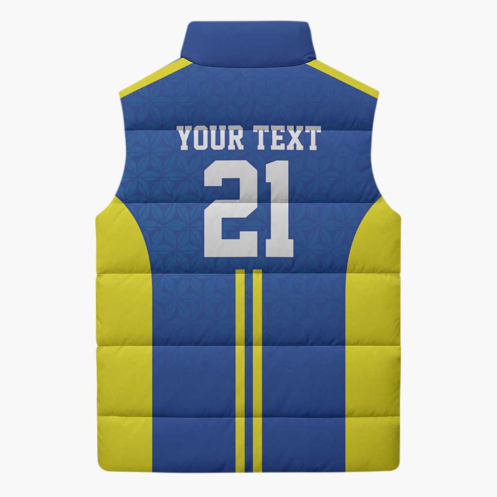 Custom Football African Tanzania Sleeveless Puffer Jacket Taifa Stars Go Champion