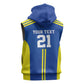 Custom Football African Tanzania Sleeveless Zip Hoodie Taifa Stars Go Champion - African Pride
