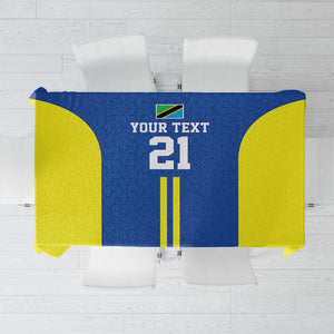 Custom Football African Tanzania Tablecloth Taifa Stars Go Champion - African Pride