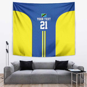 Custom Football African Tanzania Tapestry Taifa Stars Go Champion - African Pride