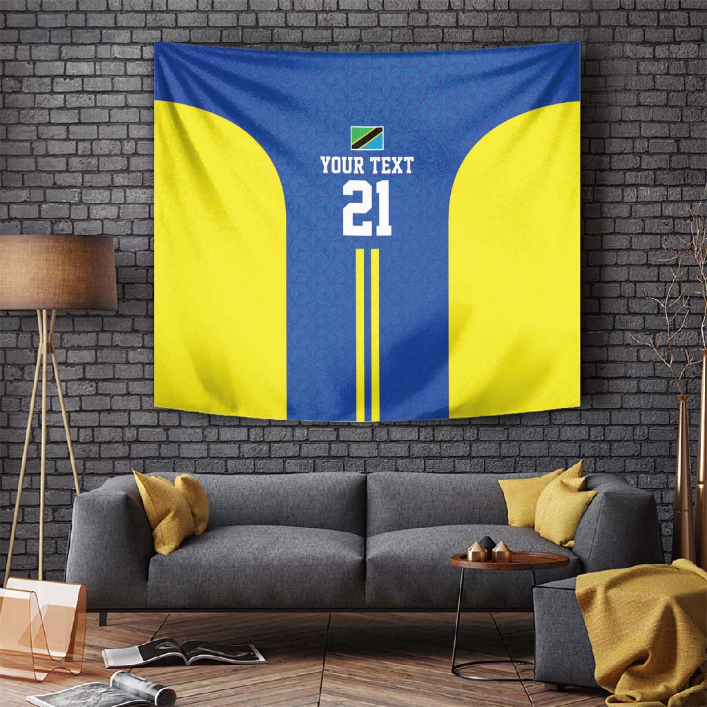 Custom Football African Tanzania Tapestry Taifa Stars Go Champion - African Pride