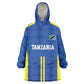 Custom Football African Tanzania Wearable Blanket Hoodie Taifa Stars Go Champion - African Pride