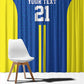 Custom Football African Tanzania Window Curtain Taifa Stars Go Champion - African Pride