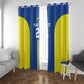 Custom Football African Tanzania Window Curtain Taifa Stars Go Champion - African Pride