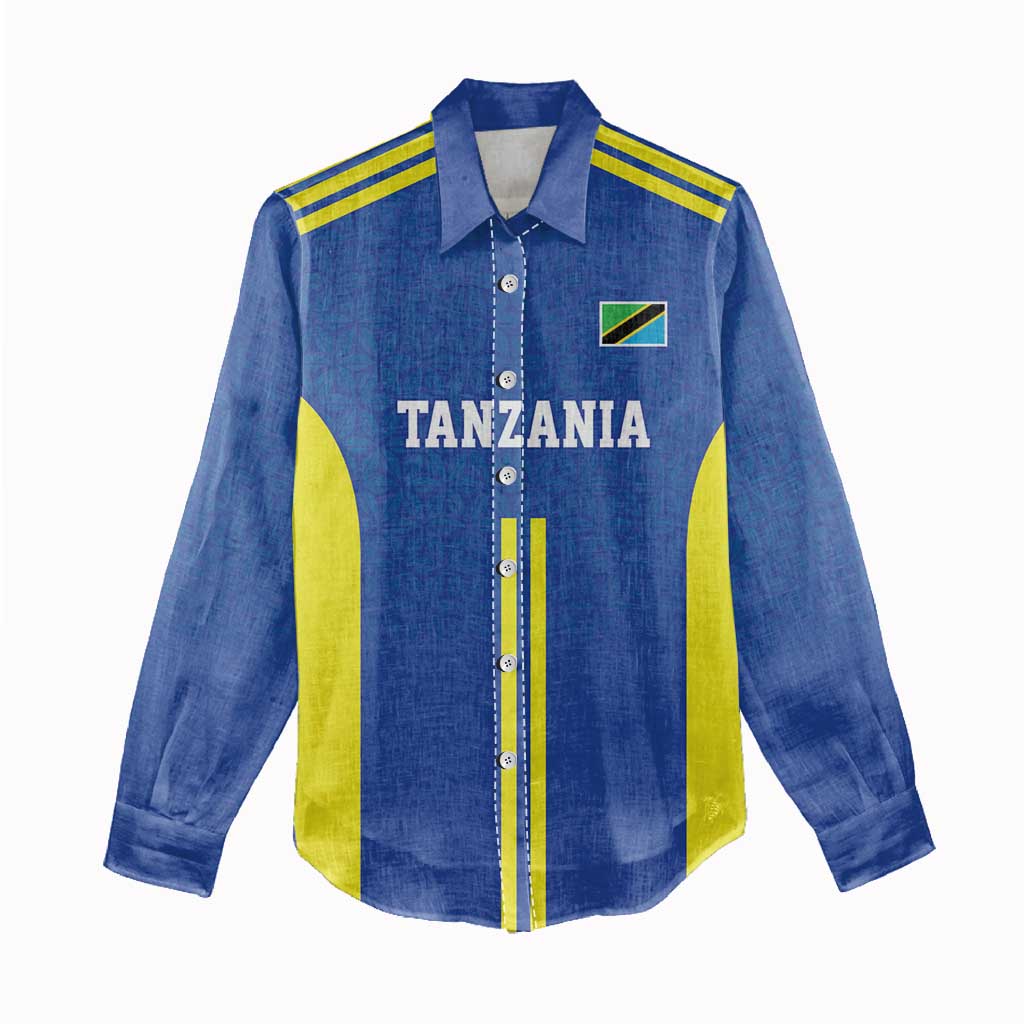 Custom Football African Tanzania Women Casual Shirt Taifa Stars Go Champion - African Pride