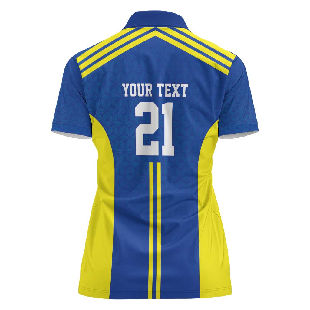 Custom Football African Tanzania Women Polo Shirt Taifa Stars Go Champion - African Pride