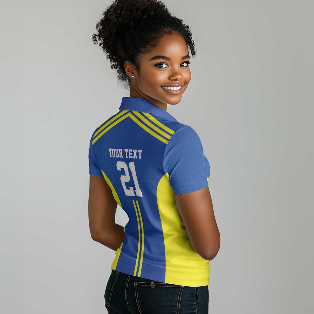 Custom Football African Tanzania Women Polo Shirt Taifa Stars Go Champion - African Pride