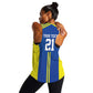 Custom Football African Tanzania Women Racerback Tank Taifa Stars Go Champion - African Pride