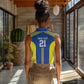 Custom Football African Tanzania Women Sleeveless Polo Shirt Taifa Stars Go Champion - African Pride