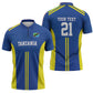 Custom Football African Tanzania Zipper Polo Shirt Taifa Stars Go Champion