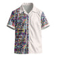 African Ndebele Art Patterns Kid Hawaiian Shirt Beige Half Style