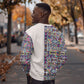 African Ndebele Art Patterns Sweatshirt Beige Half Style